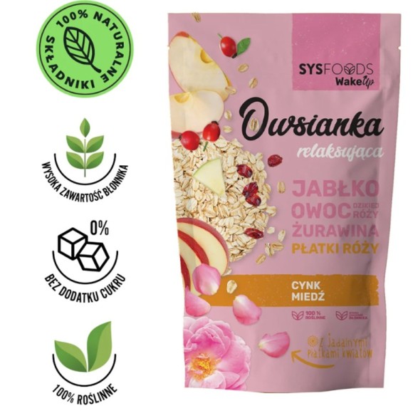 DANIA BABCI ZOSI - OWSIANKA  JABŁKO DAKTYL CYNAMON RÓŻA 350g
